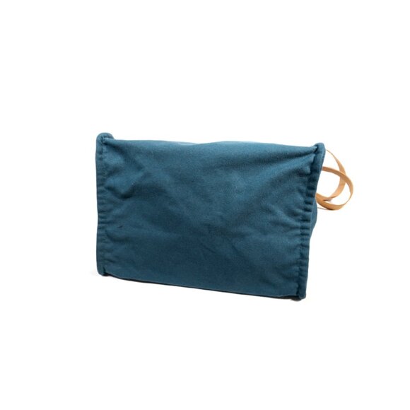 FEED PROJECTS Canvas Market Tote Teal *LOVELY* - Picture 5 of 11